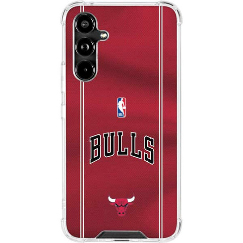 NBA Chicago Bulls Jersey Galaxy A54 5G Clear Case