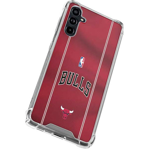 NBA Chicago Bulls Jersey Galaxy A54 5G Clear Case