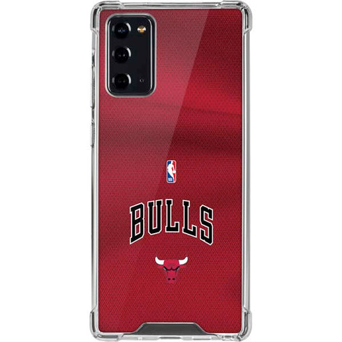 NBA Chicago Bulls Jersey Galaxy Note20 5G Clear Case