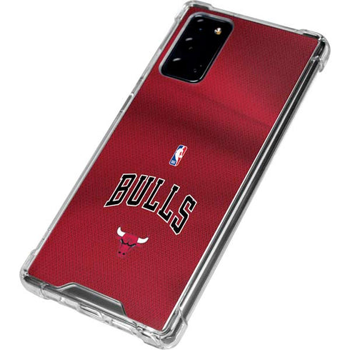 NBA Chicago Bulls Jersey Galaxy Note20 5G Clear Case