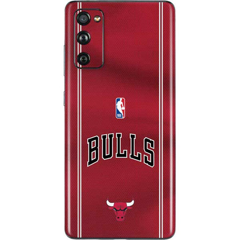 NBA Chicago Bulls Jersey Galaxy S20 Fan Edition Skin
