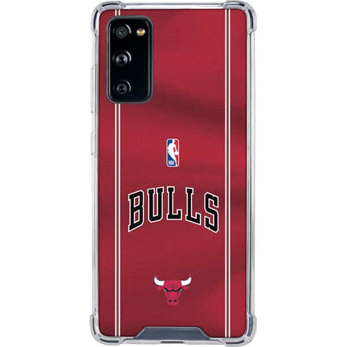 NBA Chicago Bulls Jersey Galaxy S20 FE Clear Case