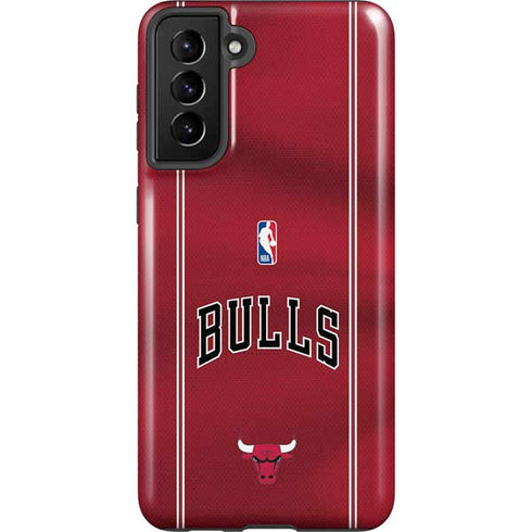 NBA Chicago Bulls Jersey Galaxy S21 FE Pro Case