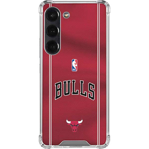NBA Chicago Bulls Jersey Galaxy S23 Clear Case