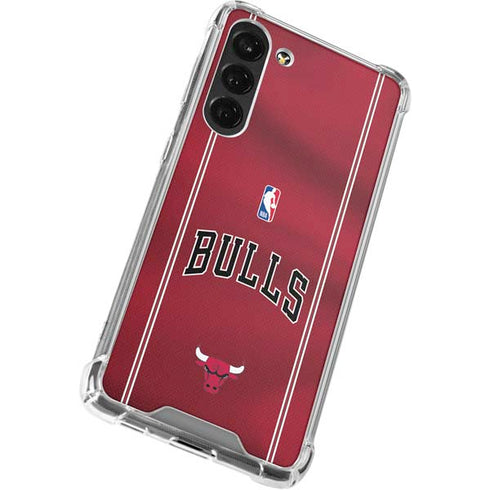 NBA Chicago Bulls Jersey Galaxy S23 FE Clear Case