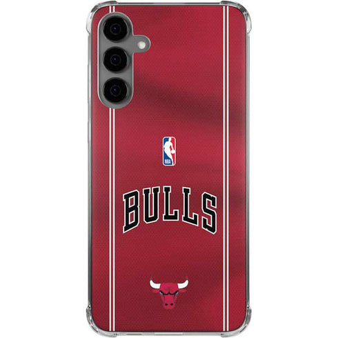 NBA Chicago Bulls Jersey Galaxy S24 Plus Clear Case