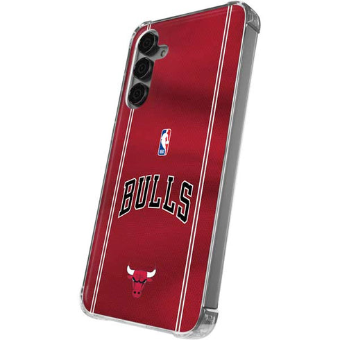 NBA Chicago Bulls Jersey Galaxy S24 Plus Clear Case