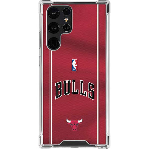 NBA Chicago Bulls Jersey Galaxy S24 Ultra Clear Case