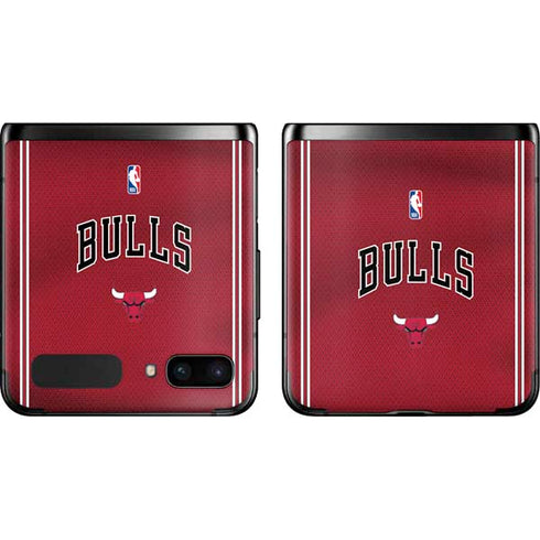 NBA Chicago Bulls Jersey Galaxy Z Flip Skin