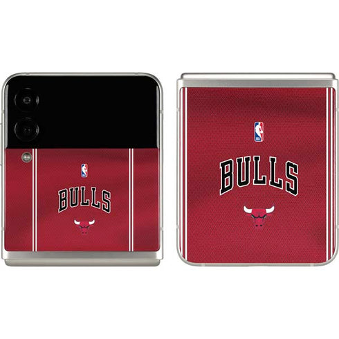 NBA Chicago Bulls Jersey Galaxy Z Flip3 5G Skin