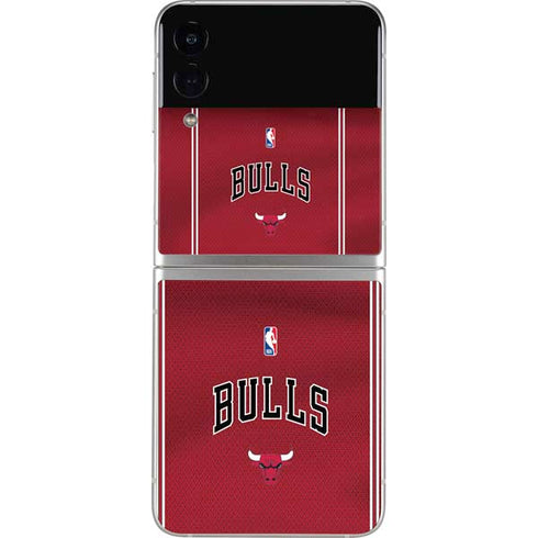NBA Chicago Bulls Jersey Galaxy Z Flip3 5G Skin