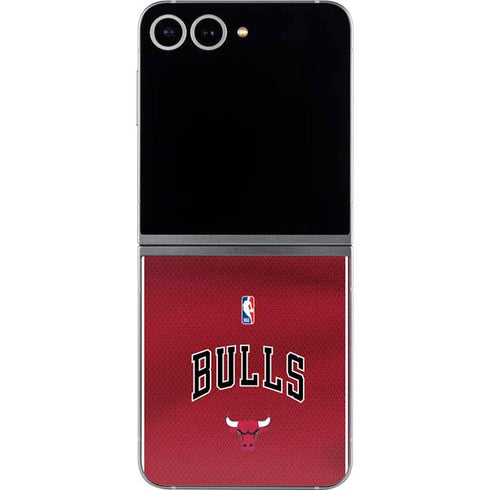 NBA Chicago Bulls Jersey Galaxy Z Flip6 Skin