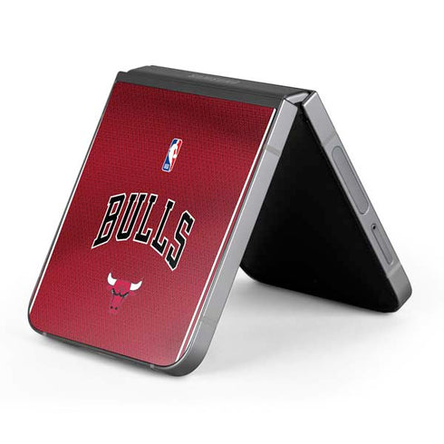 NBA Chicago Bulls Jersey Galaxy Z Flip6 Skin