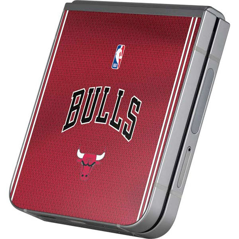 NBA Chicago Bulls Jersey Galaxy Z Flip6 Skin