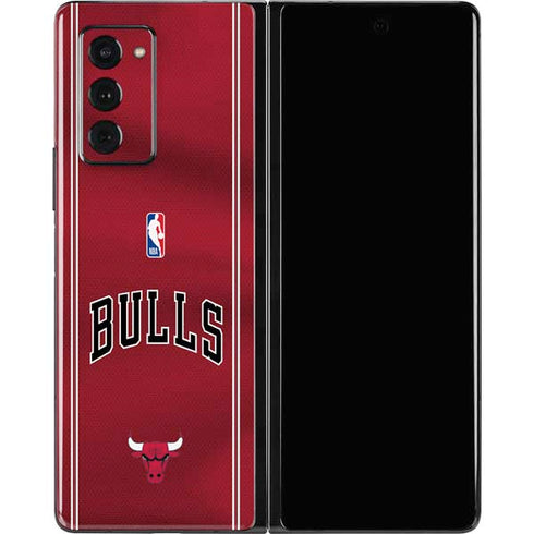 NBA Chicago Bulls Jersey Galaxy Z Fold2 5G Skin