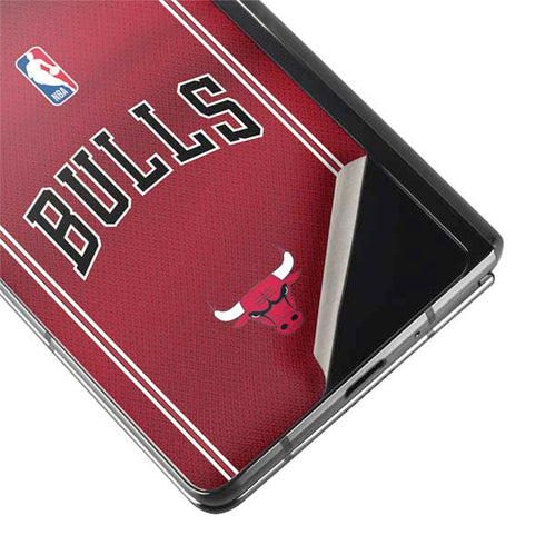 NBA Chicago Bulls Jersey Galaxy Z Fold2 5G Skin