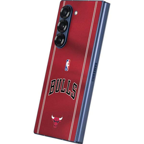 NBA Chicago Bulls Jersey Galaxy Z Fold6 Skin