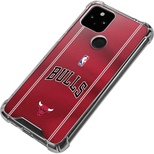 NBA Chicago Bulls Jersey Google Pixel 4a 5G Clear Case