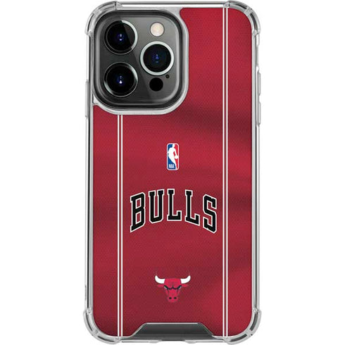NBA Chicago Bulls Jersey iPhone 13 Pro Clear Case