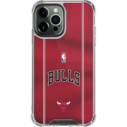 NBA Chicago Bulls Jersey iPhone 13 Pro Max Clear Case