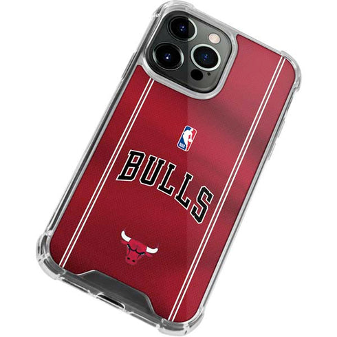 NBA Chicago Bulls Jersey iPhone 13 Pro Max Clear Case