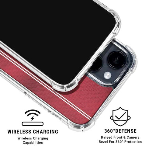 NBA Chicago Bulls Jersey iPhone 14 Plus Clear Case