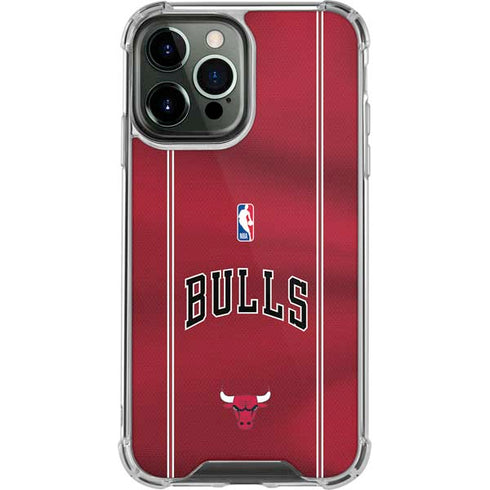 NBA Chicago Bulls Jersey iPhone 14 Pro Max Clear Case