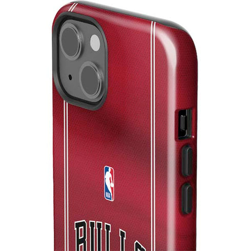 NBA Chicago Bulls Jersey iPhone 15 Plus Impact Case