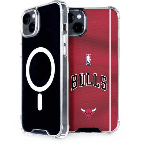 NBA Chicago Bulls Jersey iPhone 15 Plus MagSafe Case
