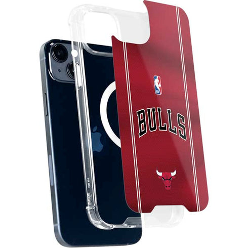 NBA Chicago Bulls Jersey iPhone 15 Plus MagSafe Case