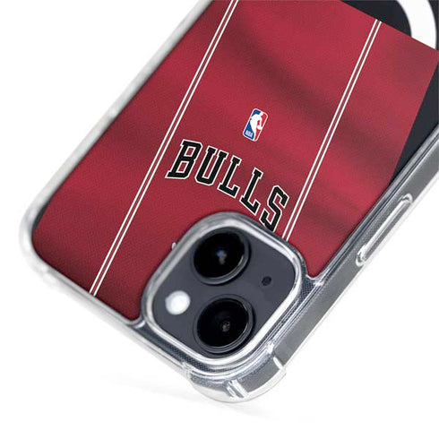 NBA Chicago Bulls Jersey iPhone 15 Plus MagSafe Case