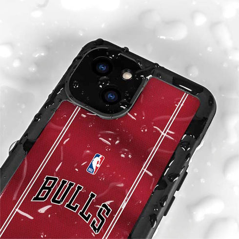 NBA Chicago Bulls Jersey iPhone 15 Plus Waterproof Case