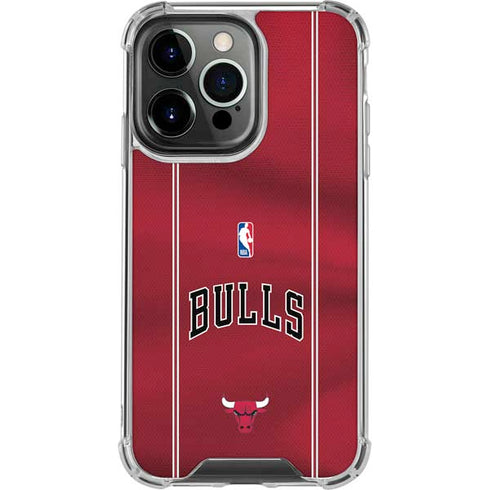 NBA Chicago Bulls Jersey iPhone 15 Pro Clear Case