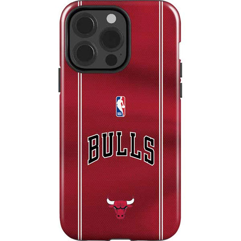 NBA Chicago Bulls Jersey iPhone 15 Pro Impact Case