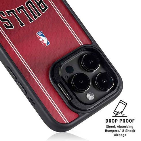 NBA Chicago Bulls Jersey iPhone 15 Pro Kickstand Case