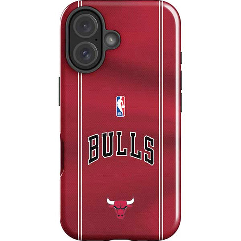NBA Chicago Bulls Jersey iPhone 16 Impact Case
