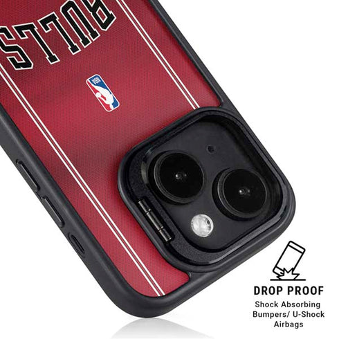 NBA Chicago Bulls Jersey iPhone 16 Kickstand Case