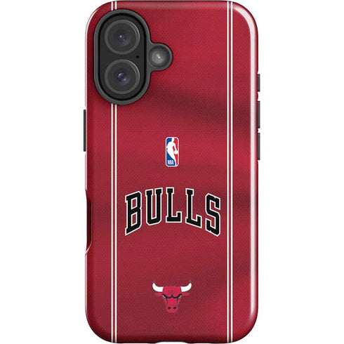 NBA Chicago Bulls Jersey iPhone 16 Plus Impact Case