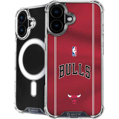 NBA Chicago Bulls Jersey iPhone 16 Plus MagSafe Case