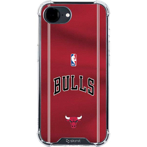 NBA Chicago Bulls Jersey iPhone 16e Clear Case