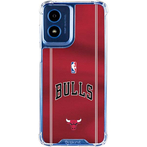 NBA Chicago Bulls Jersey Moto G 5G (2024) Clear Case