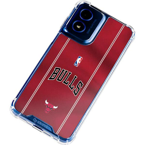 NBA Chicago Bulls Jersey Moto G 5G (2024) Clear Case