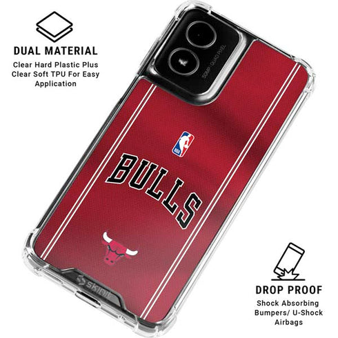 NBA Chicago Bulls Jersey Moto G Power 5G (2024) Clear Case