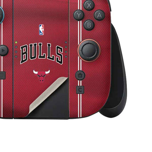 NBA Chicago Bulls Jersey Nintendo Switch 2 (2025) Joy-Con Controller Skin