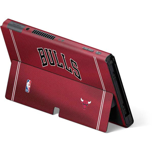 NBA Chicago Bulls Jersey Nintendo Switch OLED (2021) Skin