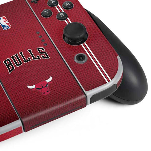 NBA Chicago Bulls Jersey Nintendo Switch OLED (2021) Skin