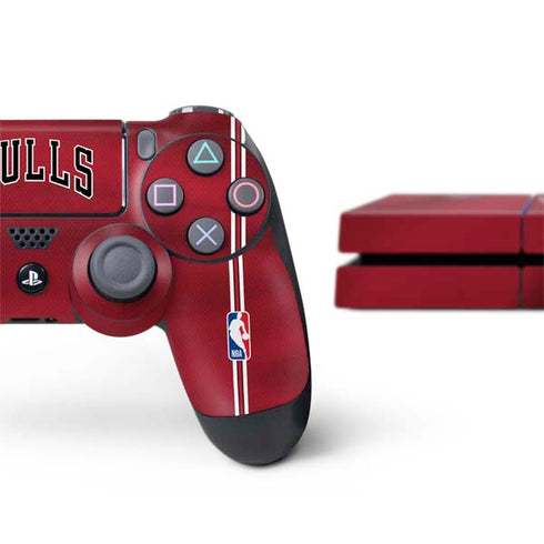 NBA Chicago Bulls Jersey PS4 Console and Controller Bundle Skin