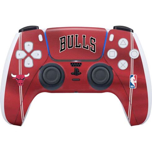 NBA Chicago Bulls Jersey PS5 Controller Skin