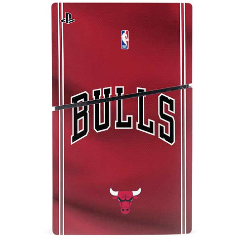 NBA Chicago Bulls Jersey PS5 Slim Digital Edition Bundle Skin