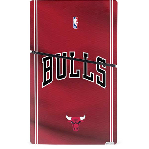 NBA Chicago Bulls Jersey PS5 Slim Digital Edition Console Skin